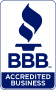 Image of the Better Business Bureau’s Accredited Business seal.