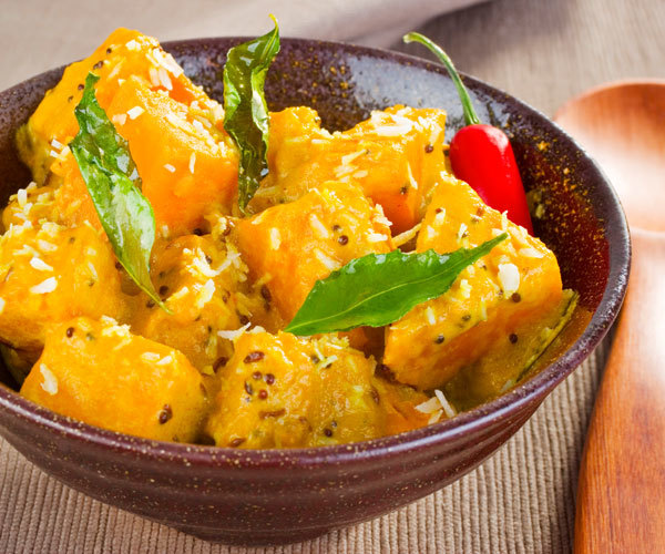 Healthy vegetarian pumpkin curry recipe