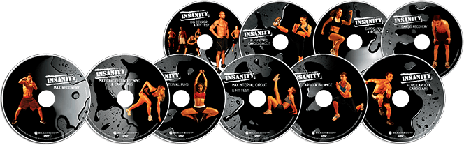 INSANITY DVDs