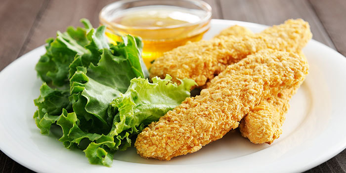 Almost Crusted Chicken Fingers Recipe