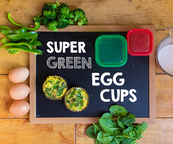 Super Green Egg Cups 21-Day Fix-Approved Recipe