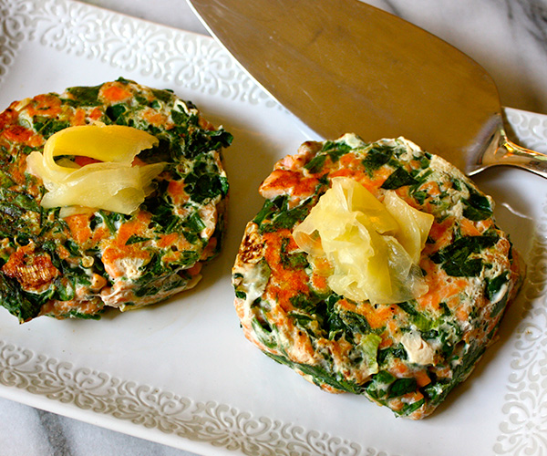 Spinach Salmon Patties