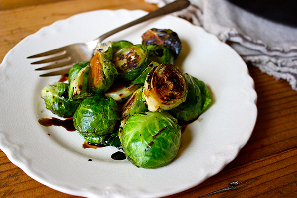 Blistered Brussels Sprouts