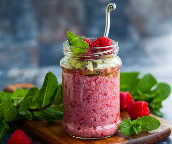 Raspberry Chia Pudding Recipe | The Beachbody Blog