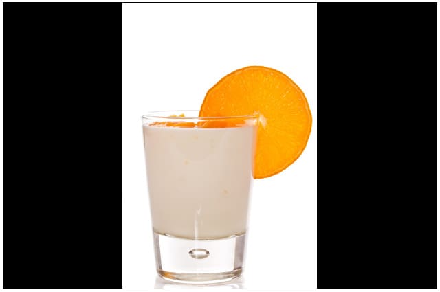 blender bottle orange dream shake