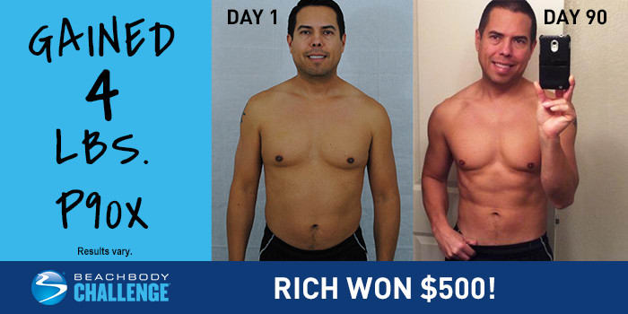 P90X Results: Rich Gained 4 Pounds of Muscle in 90 Days ...
