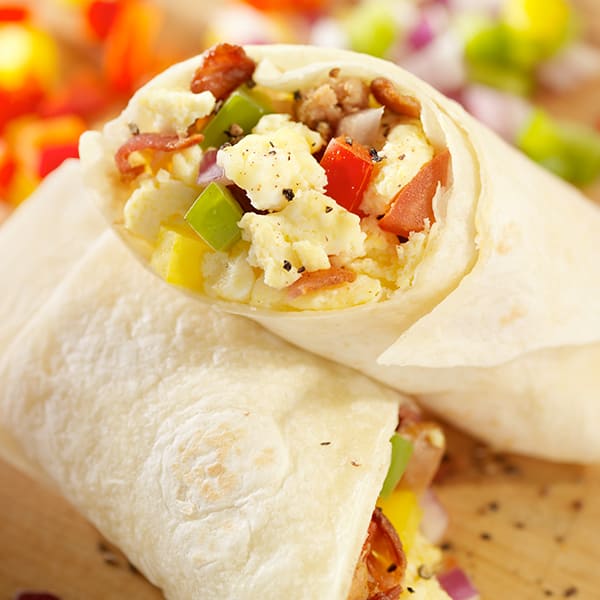 Egg White Breakfast Burrito