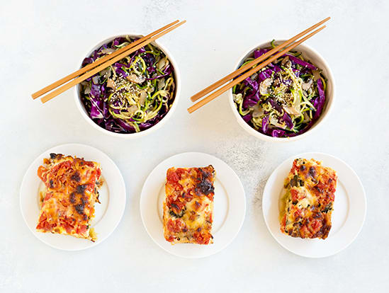 Vegetarian Meal Prep for the 21 Day Fix 1,500-1,800 Calories