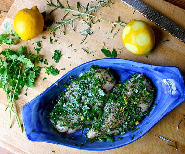 Herb Chicken Preparation