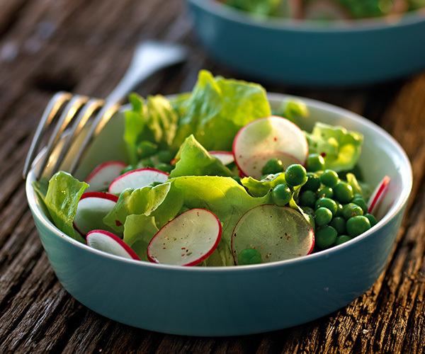 Spring Salad with Peas and Radishes