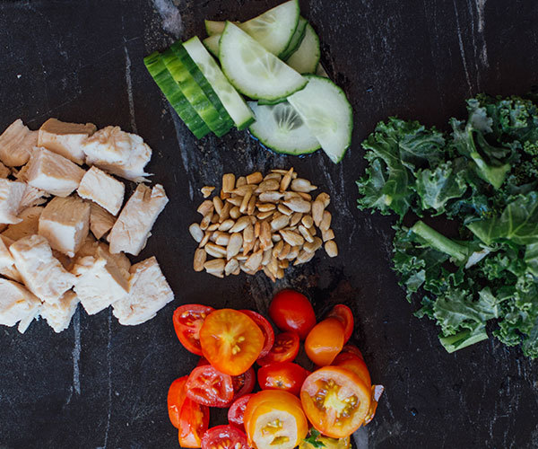 Kale and Chicken Salad