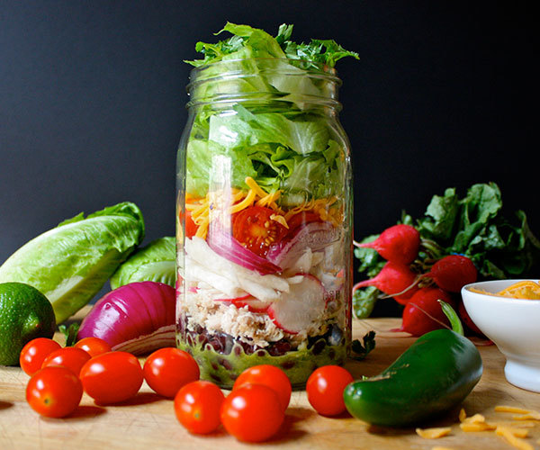 Chicken and Black Bean Burrito Salad