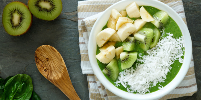 Glowing Green Smoothie Bowl