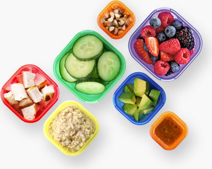 Diet Portion Control Food Containers