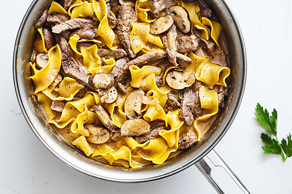 Skinny Beef Stroganoff Recipe