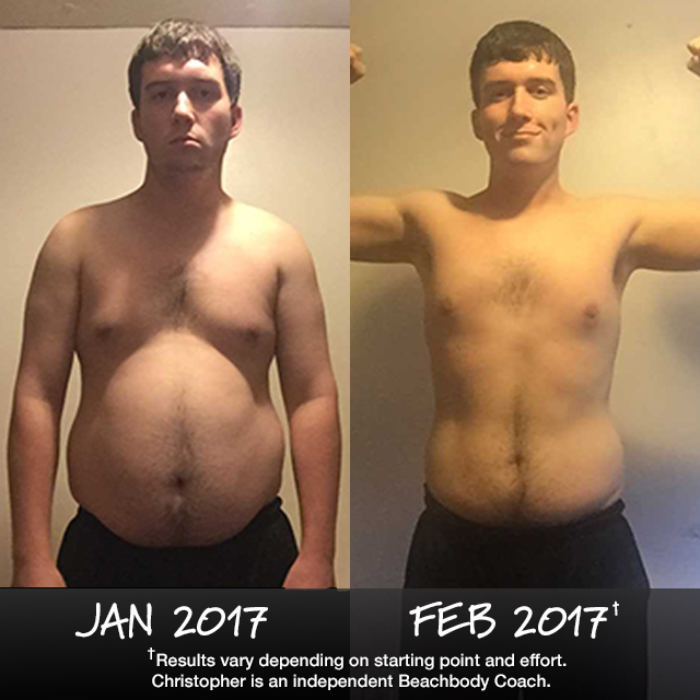 INSANITY MAX:30 Results: Christopher Lost 24.4 Pounds!
