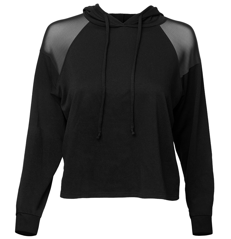 mesh hoodie