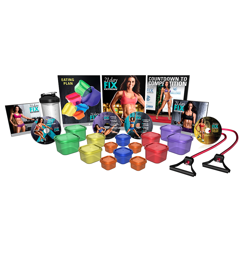 21 Day Fix EXTREME Deluxe Kit www teambeachbody com
