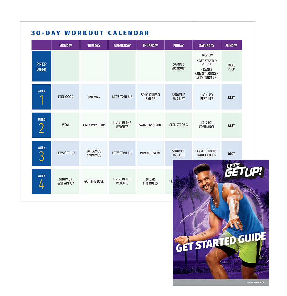 LET S GET UP Performance Completion Pack Team Beachbody US