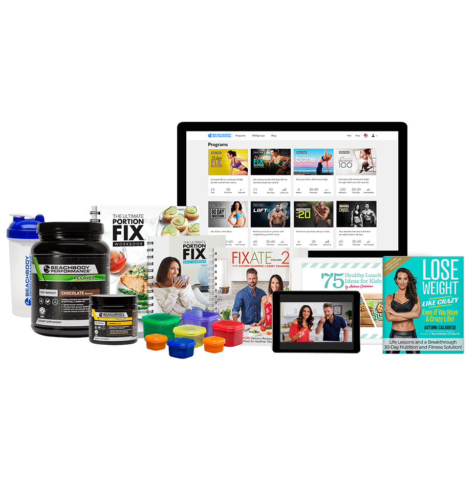 Ultimate Portion Fix & Beachbody On Demand Performance Pack Team