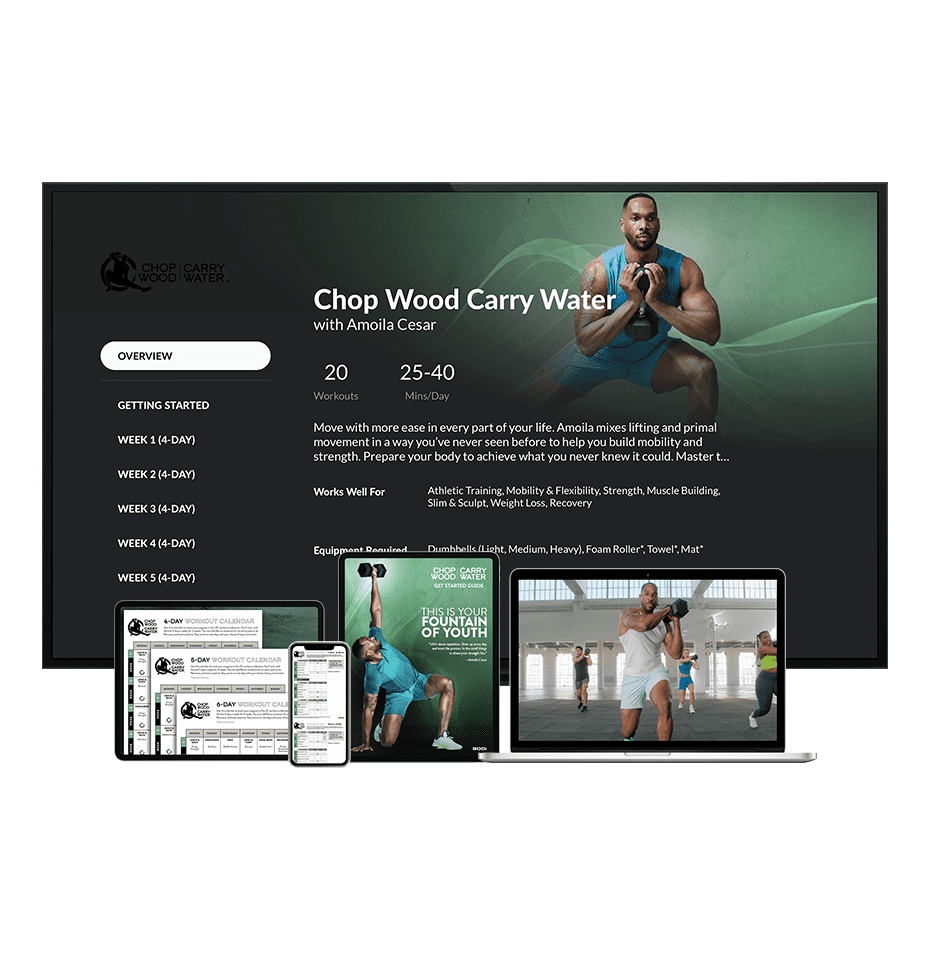 CHOP WOOD CARRY WATER Functional Lifting & Primal Movement Workout