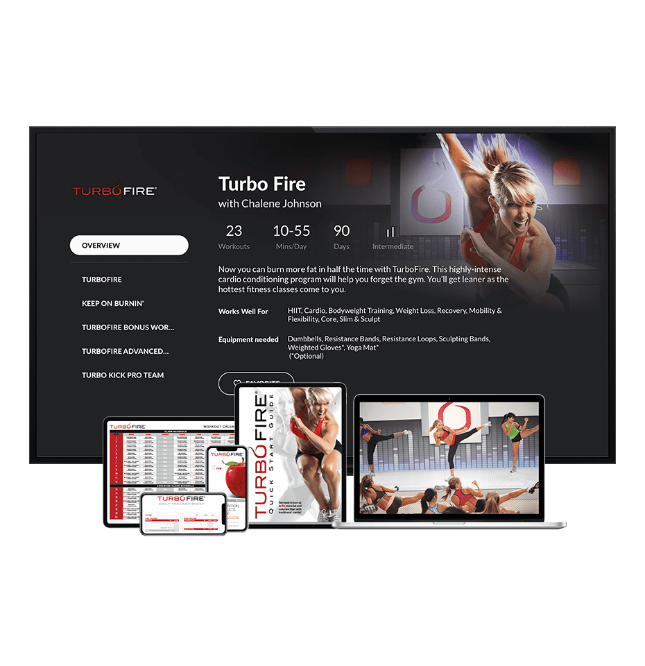 Shop TurboFire with Chalene Team BODi