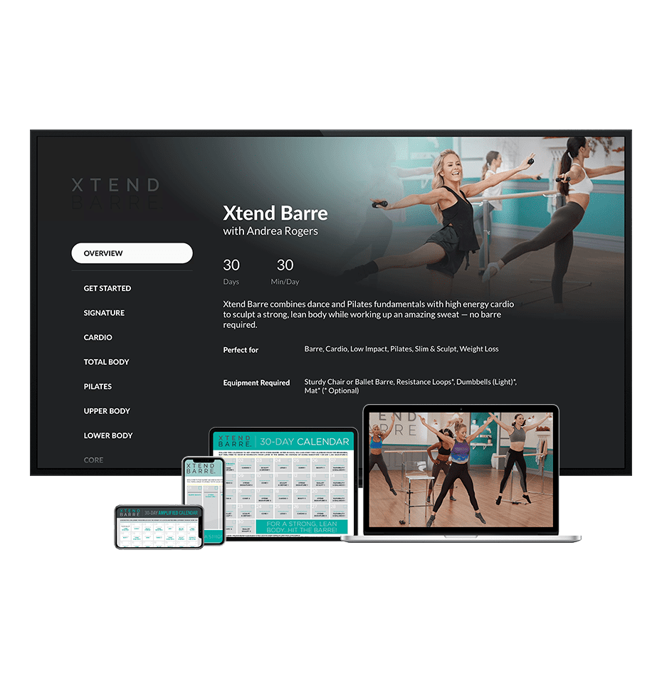 Shop Xtend Barre with Andrea Rogers Team BODi