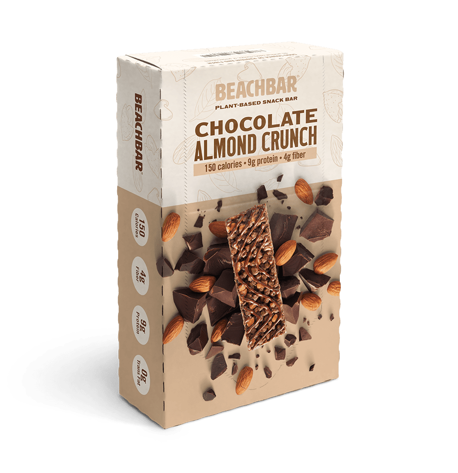 BEACHBAR® Plant-Based Chocolate Almond Crunch, Single Box