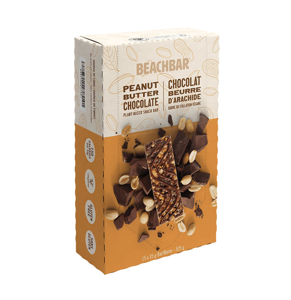 BEACHBAR® Chocolat beurre d’arachide, une seule boîte