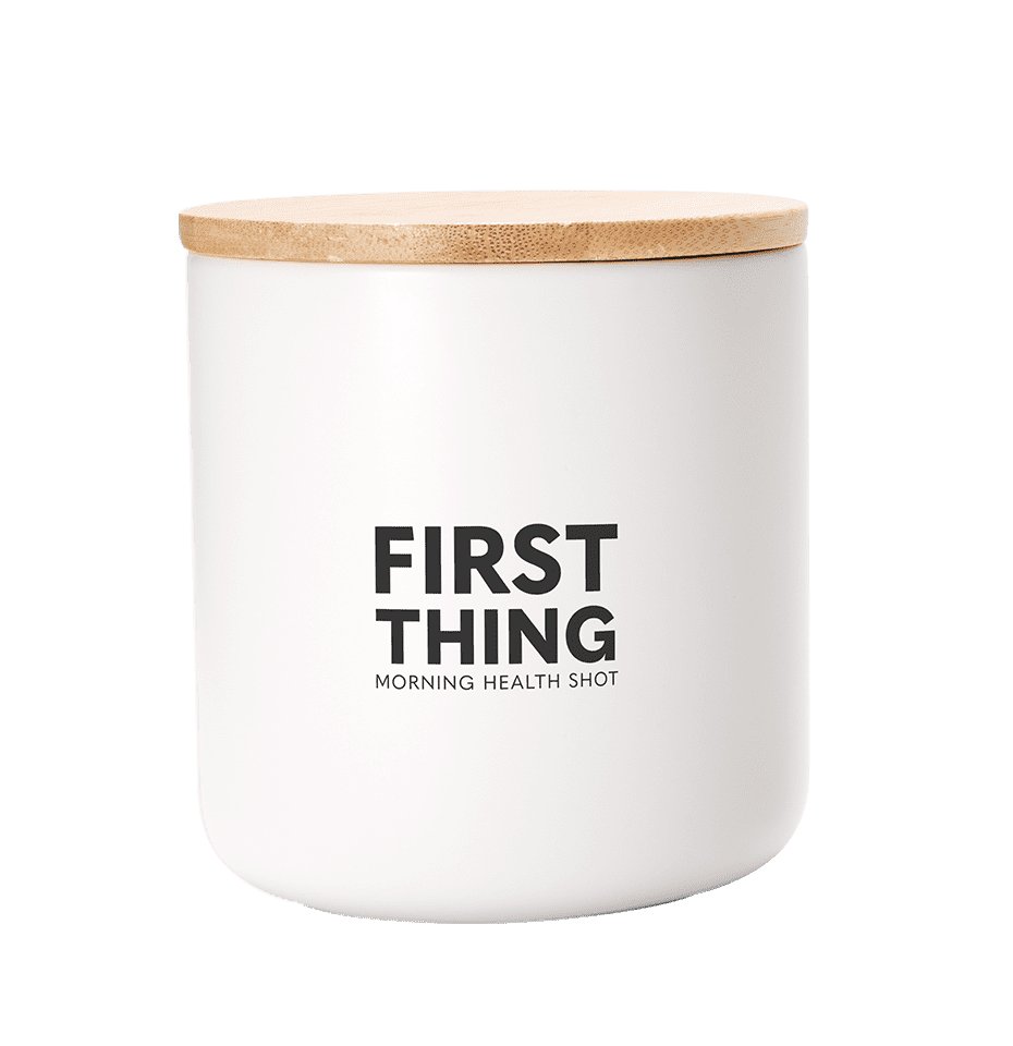 FIRST THING CERAMIC JAR