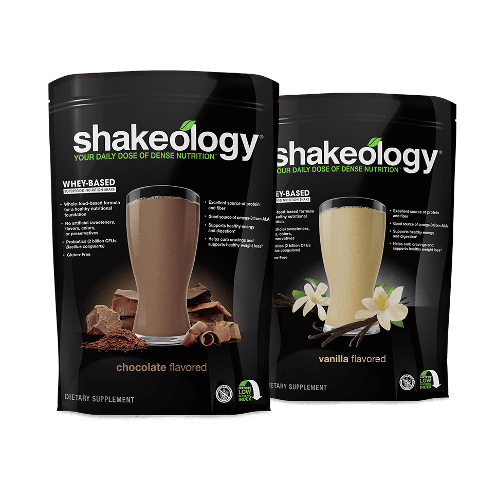 Alternating Chocolate, Vanilla & Café Latte Plant-Based Vegan Shakeology®